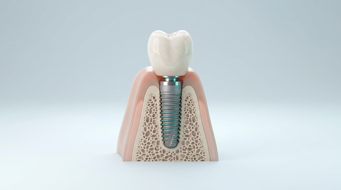 Zahnimplantat — Zahnärztin Dr. Christina Dickel in München-Oberföhring