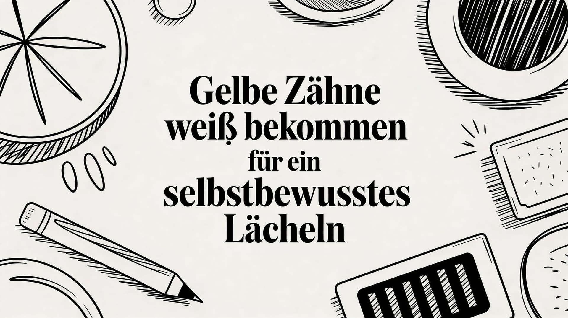 Gelbe Zähne weiß bekommen für ein selbstbewusstes Lächeln