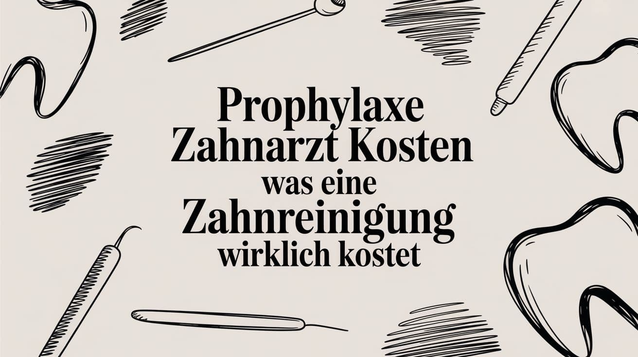 Prophylaxe Zahnarzt Kosten Was eine Zahnreinigung wirklich kostet