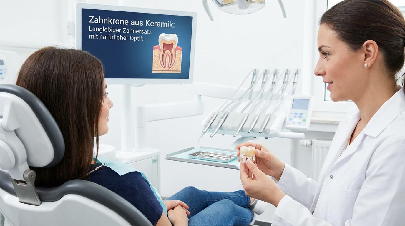 Zahnkrone aus Keramik: Langlebiger Zahnersatz mit natürlicher Optik