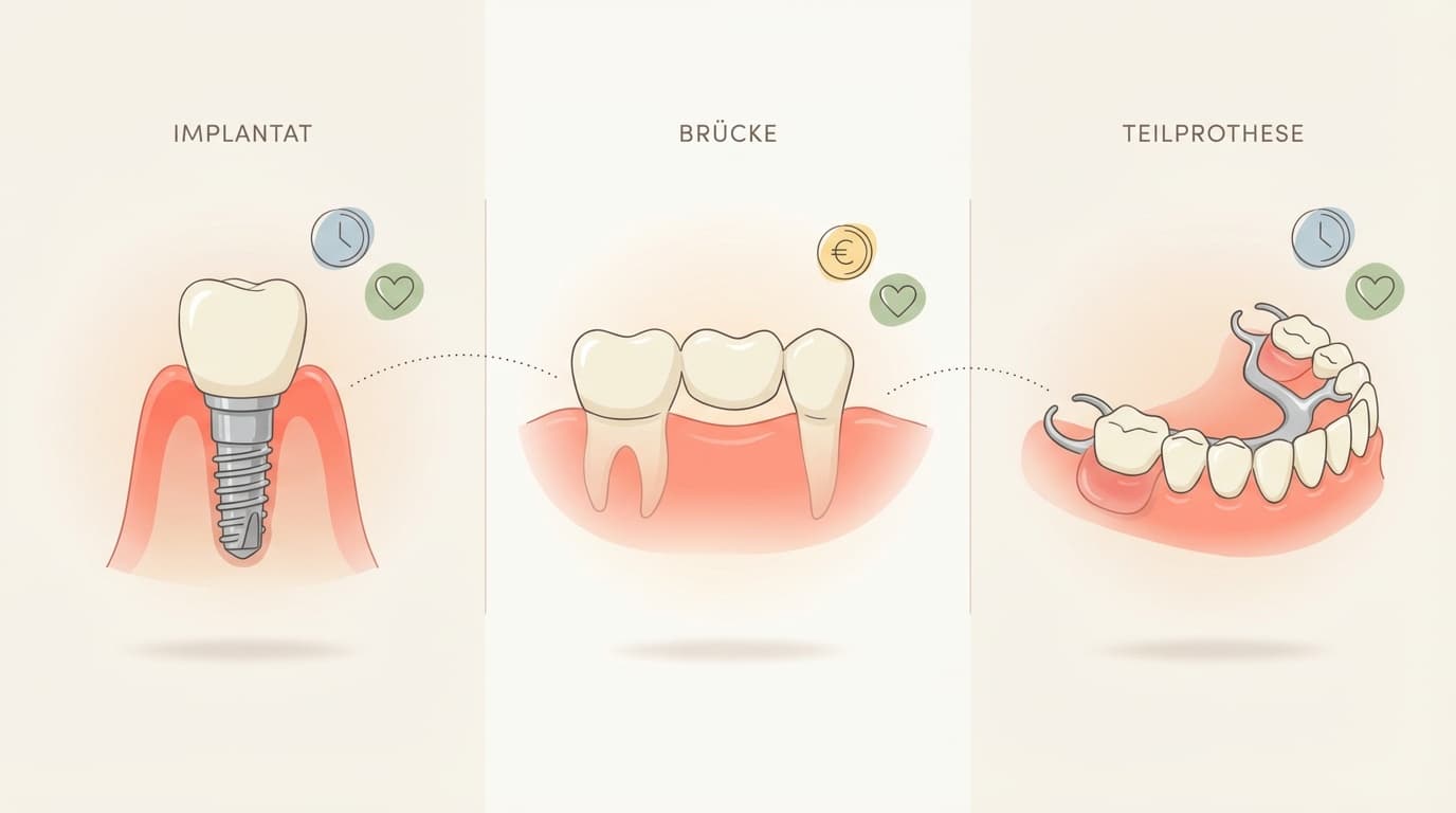 Entscheidungshilfe: Alternative zu Implantat oder Brücke im Überblick