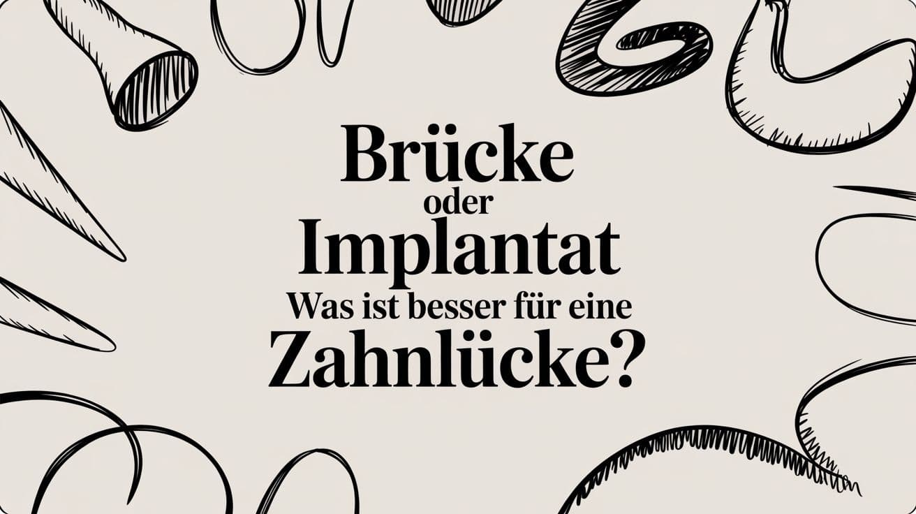 Brücke oder Implantat was ist besser für eine Zahnlücke?