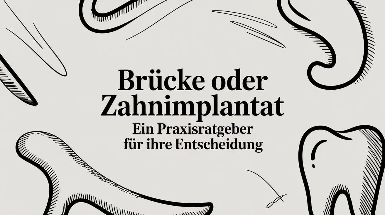 Brücke oder Zahnimplantat ein Praxisratgeber für Ihre Entscheidung