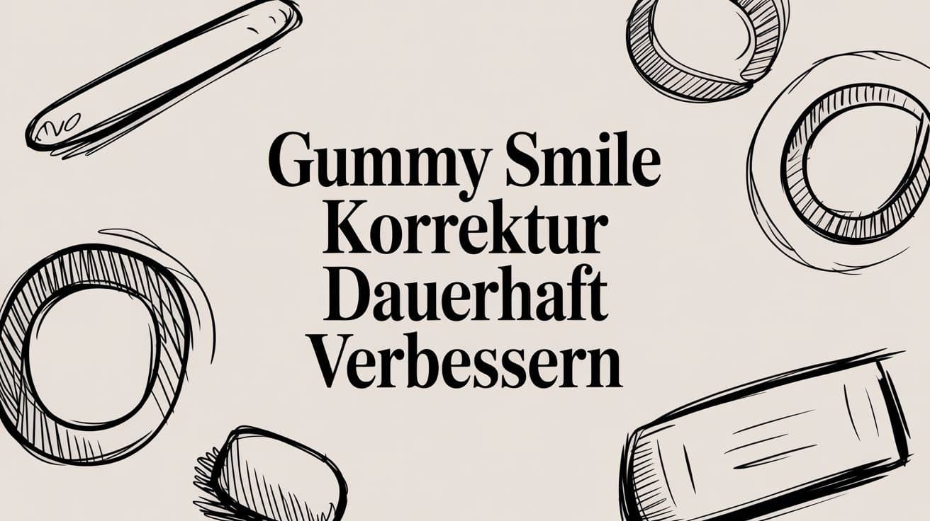 Gummy Smile Korrektur dauerhaft verbessern