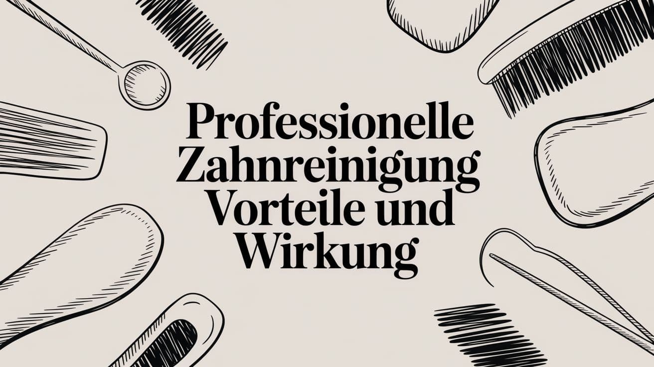 Professionelle zahnreinigung vorteile und wirkung