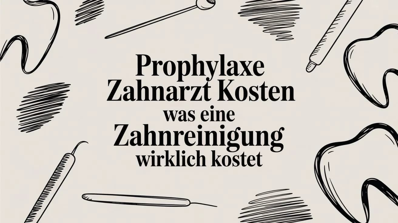 Prophylaxe Zahnarzt Kosten Was eine Zahnreinigung wirklich kostet