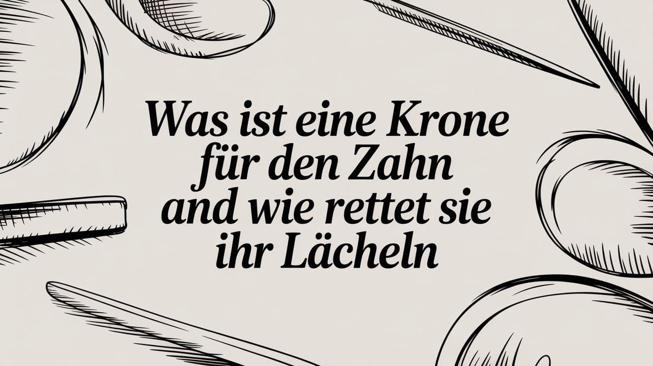 Was ist eine Krone für den Zahn und wie rettet sie Ihr Lächeln