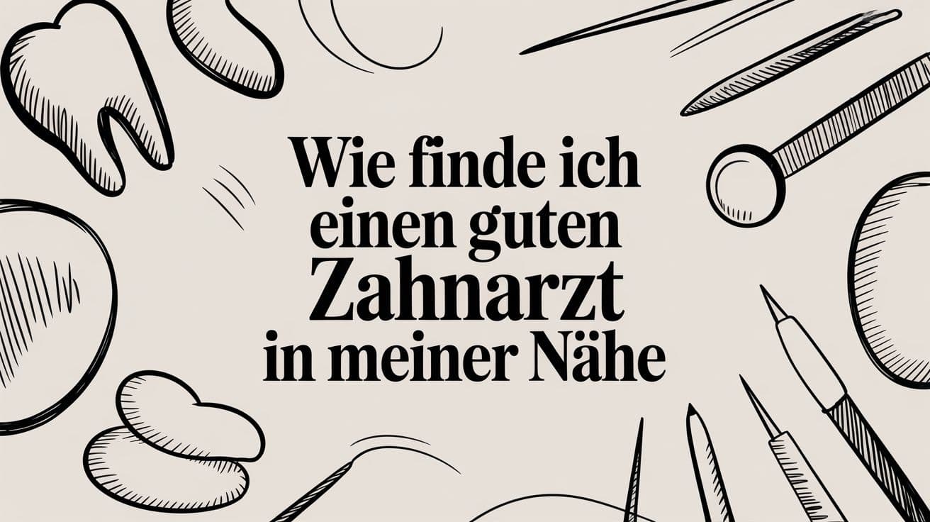Wie finde ich einen guten Zahnarzt in meiner Nähe