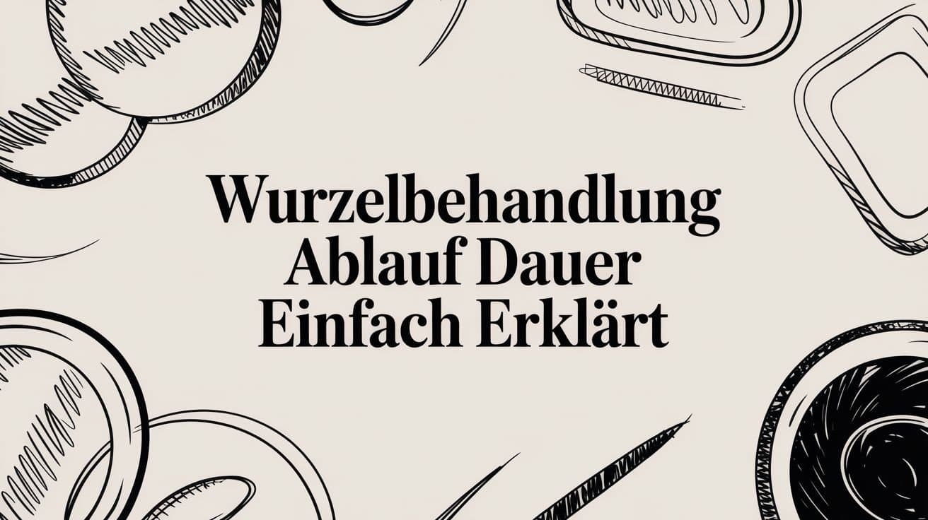 Wurzelbehandlung Ablauf Dauer einfach erklärt