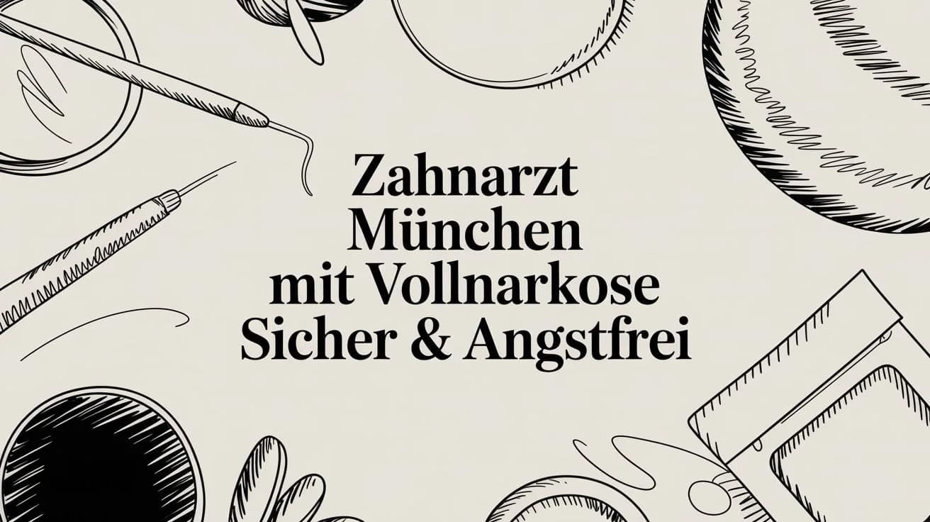 Zahnarzt München mit Vollnarkose sicher & angstfrei