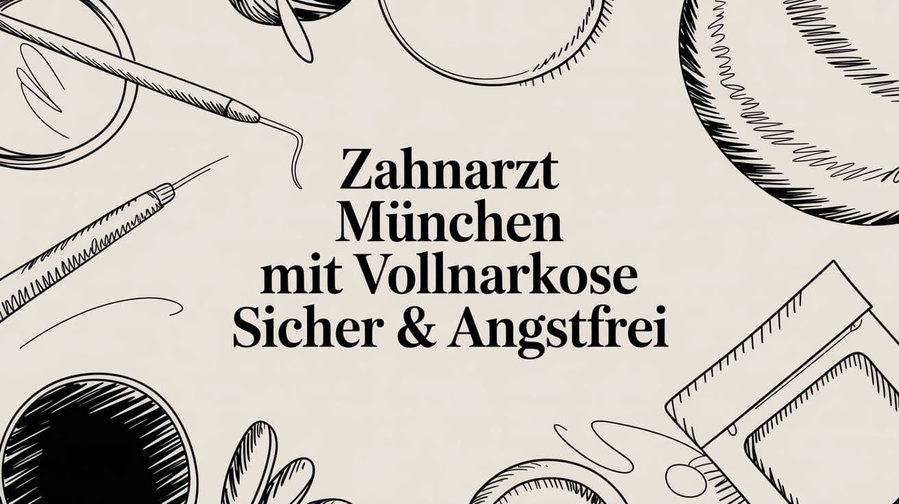 Zahnarzt München mit Vollnarkose sicher & angstfrei