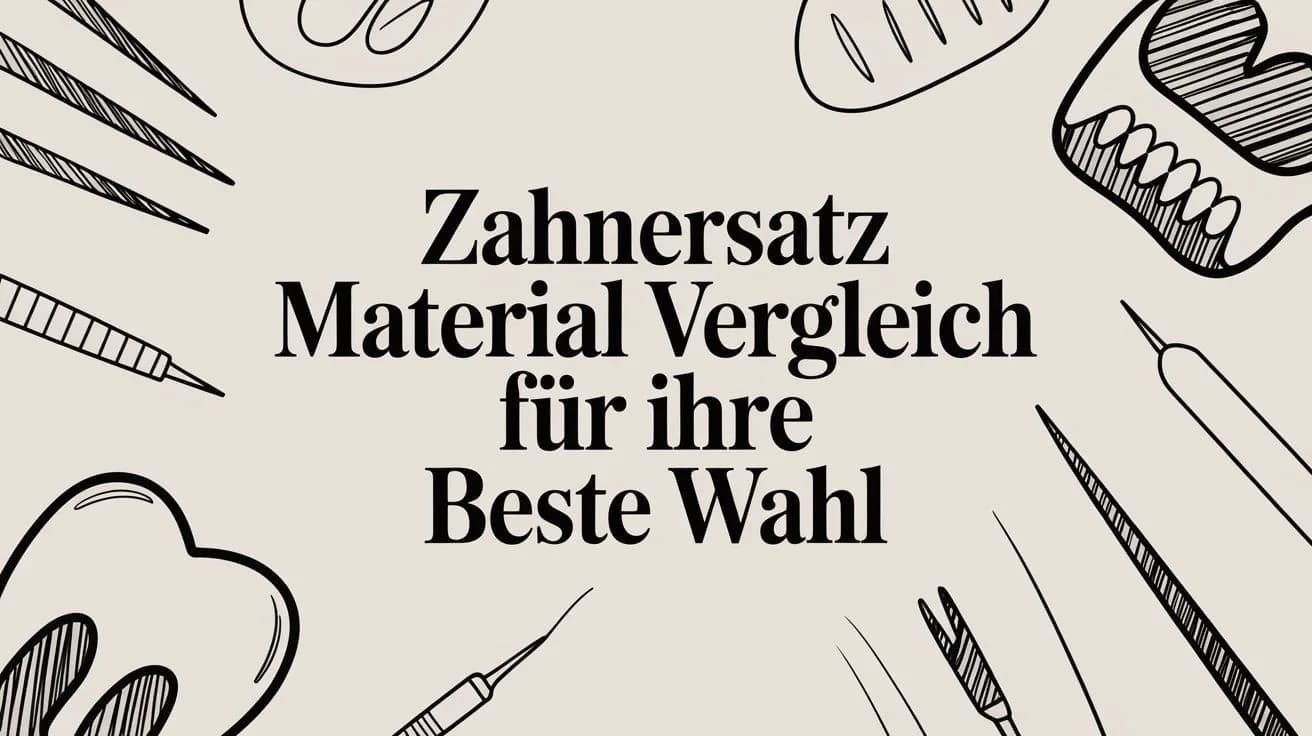 Zahnersatz Material Vergleich für Ihre beste Wahl
