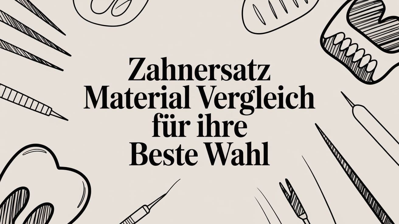 Zahnersatz Material Vergleich für Ihre beste Wahl