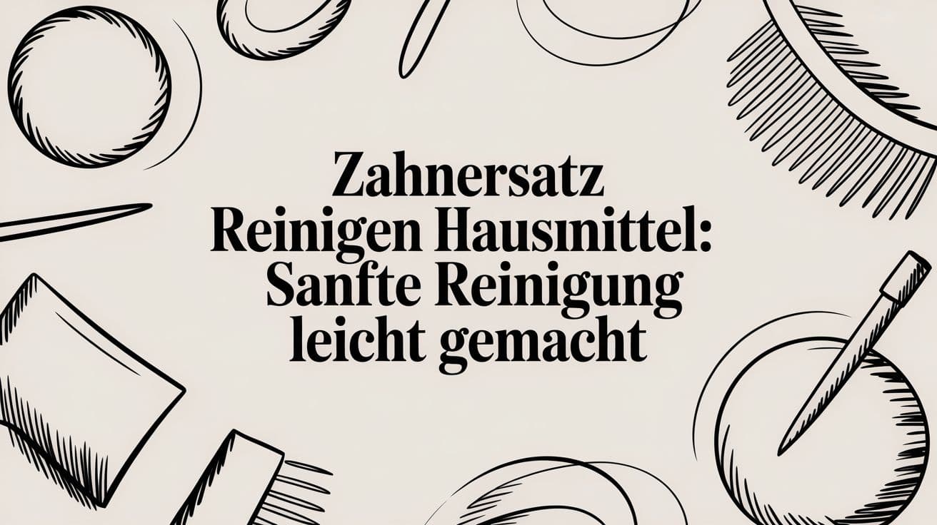 Zahnersatz reinigen Hausmittel: Sanfte Reinigung leicht gemacht
