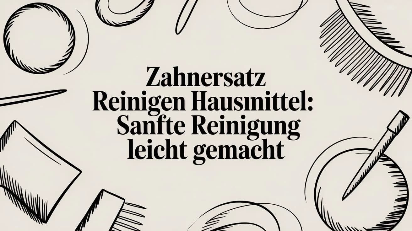 Zahnersatz reinigen Hausmittel: Sanfte Reinigung leicht gemacht