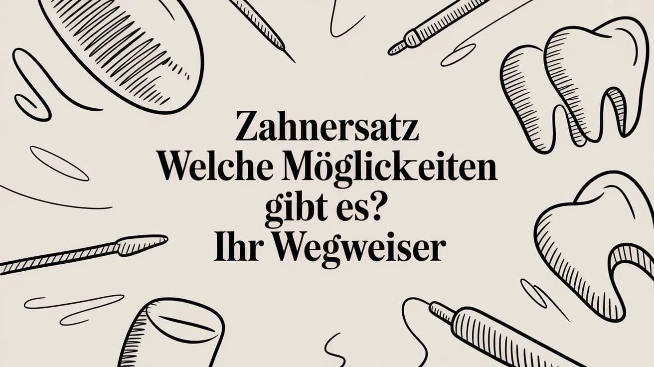 Zahnersatz welche Möglichkeiten gibt es? Ihr Wegweiser