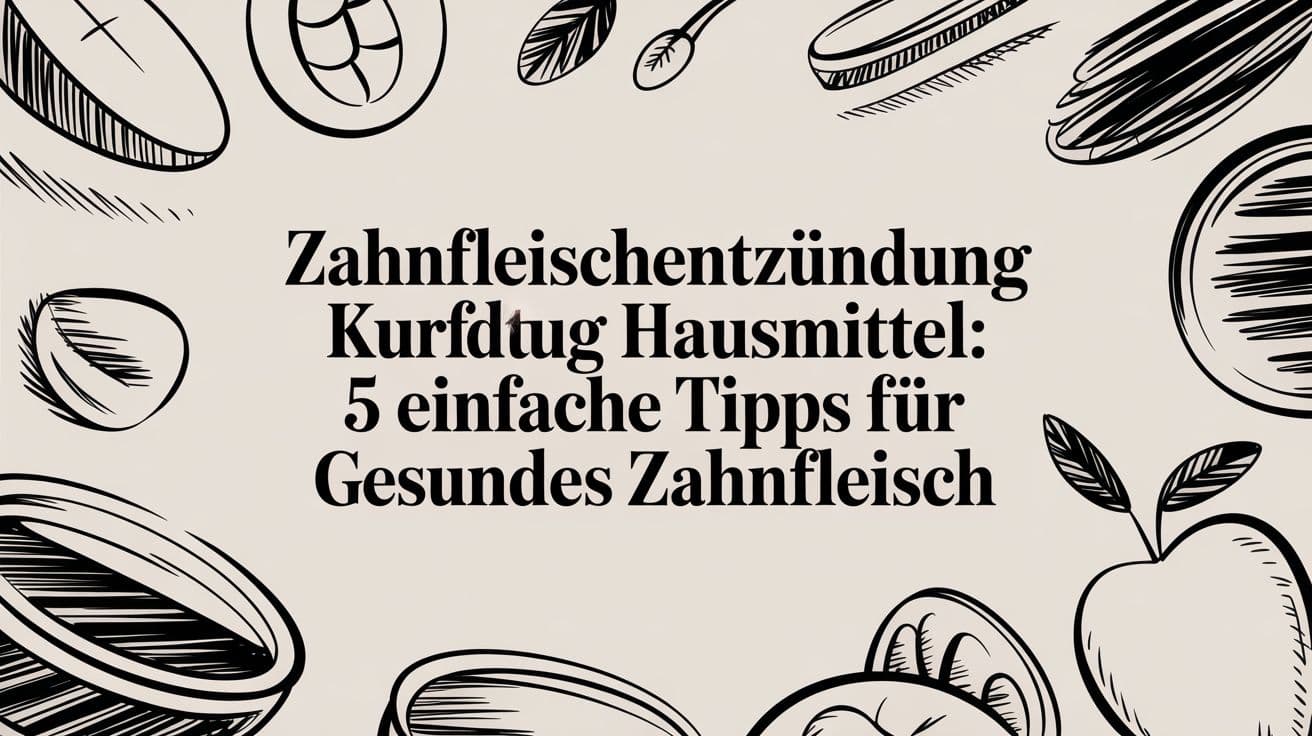 Zahnfleischentzündung: 7 Hausmittel, die wirklich helfen — Zahnarzt-Tipps aus München