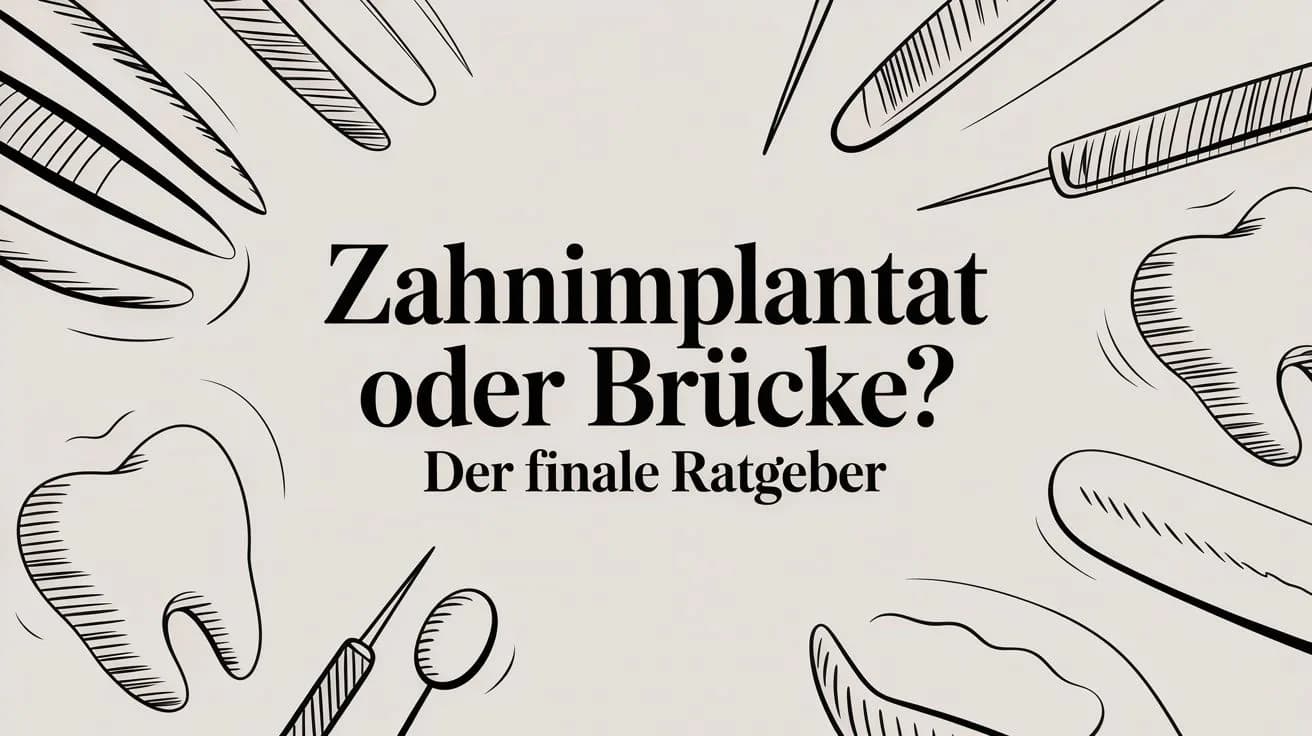 Zahnimplantat oder Brücke? Der finale Ratgeber