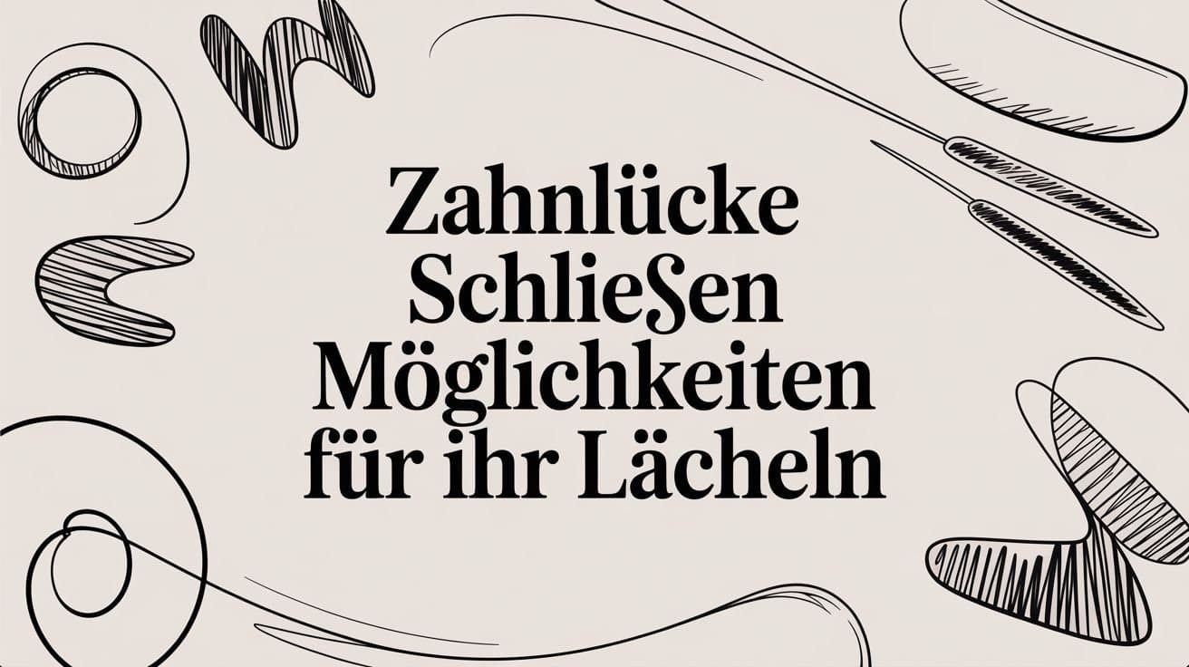 Zahnlücke schließen Möglichkeiten für Ihr Lächeln