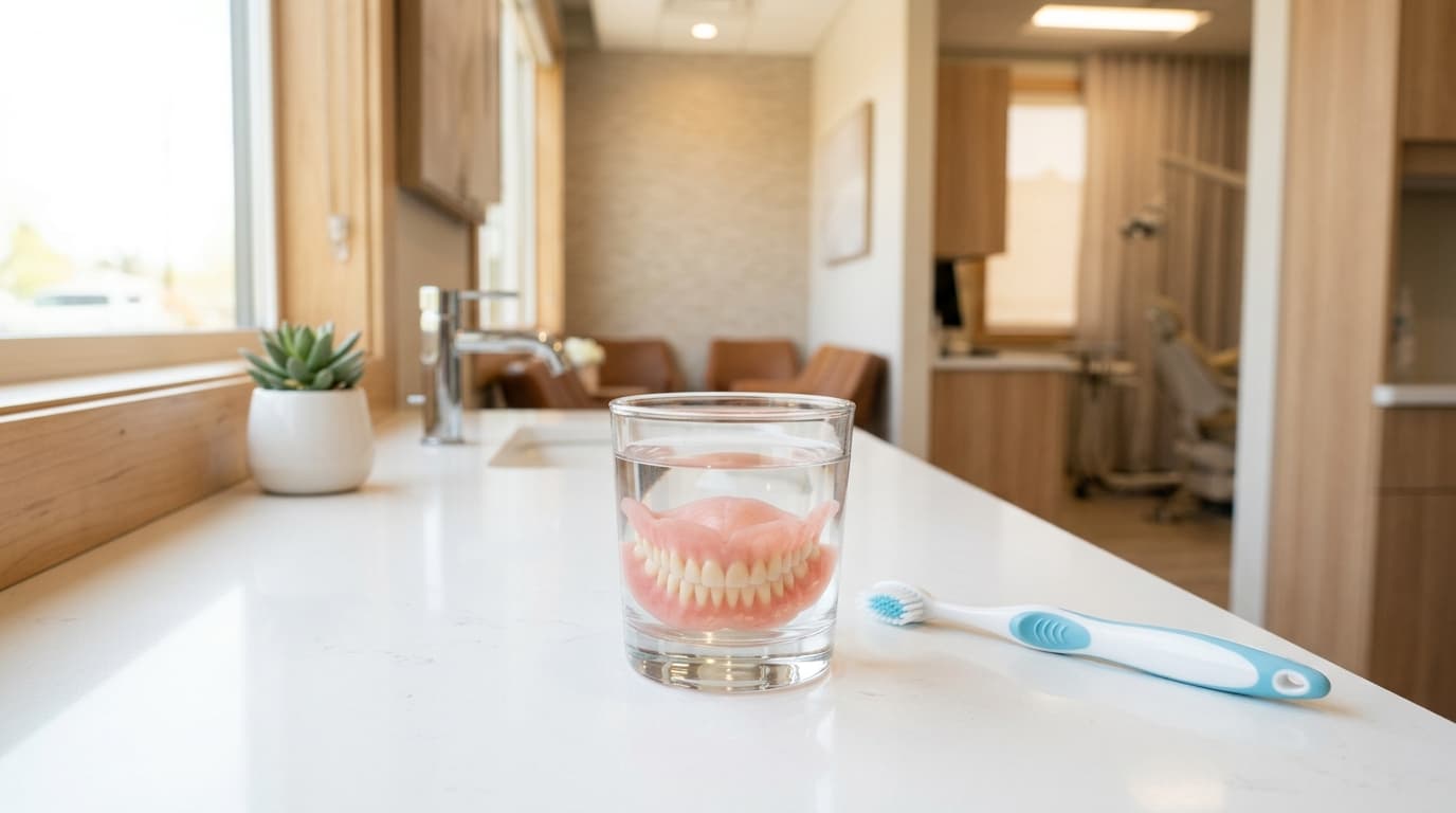 Zahnprothese reinigen: Die richtige Pflege für lange Haltbarkeit