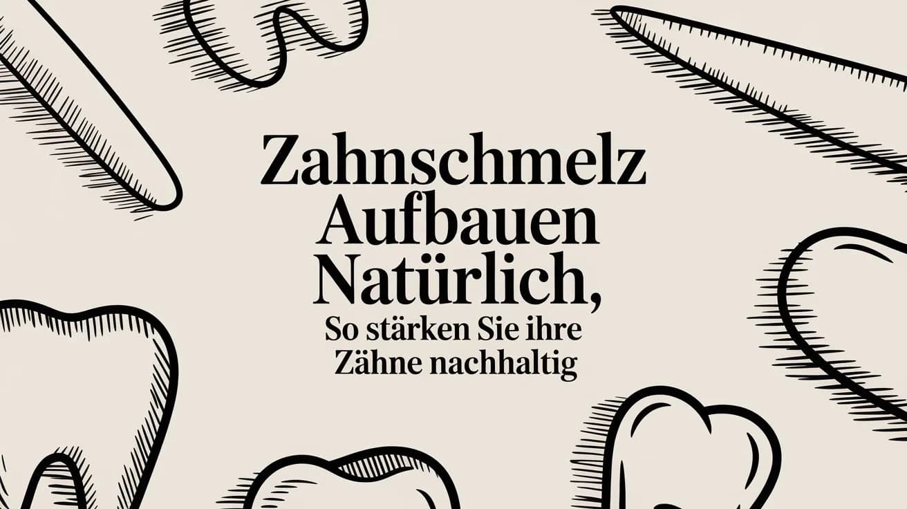 Zahnschmelz aufbauen natürlich So stärken Sie Ihre Zähne nachhaltig