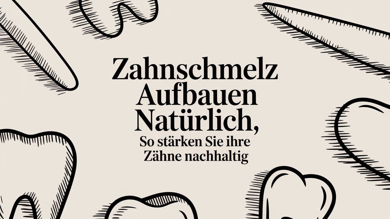 Zahnschmelz aufbauen natürlich So stärken Sie Ihre Zähne nachhaltig