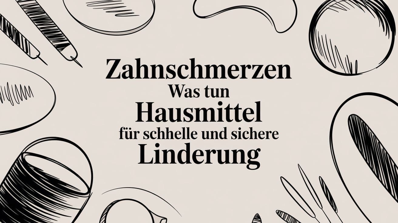 Zahnschmerzen was tun Hausmittel für schnelle und sichere Linderung