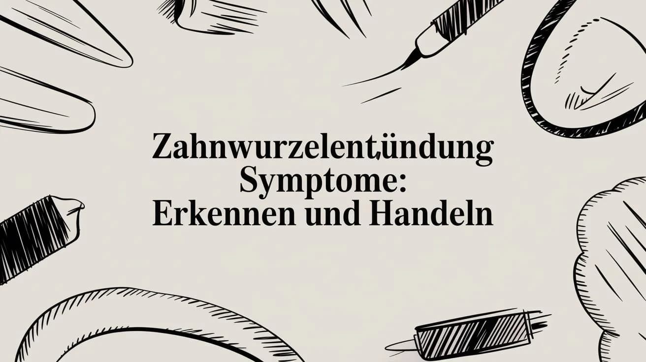 zahnwurzelentzündung symptome: erkennen und handeln