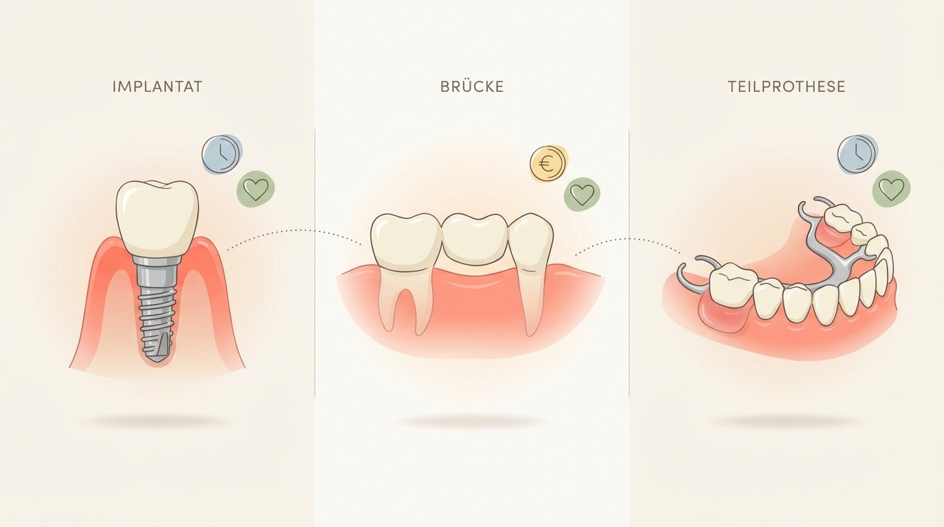 Entscheidungshilfe: Alternative zu Implantat oder Brücke im Überblick