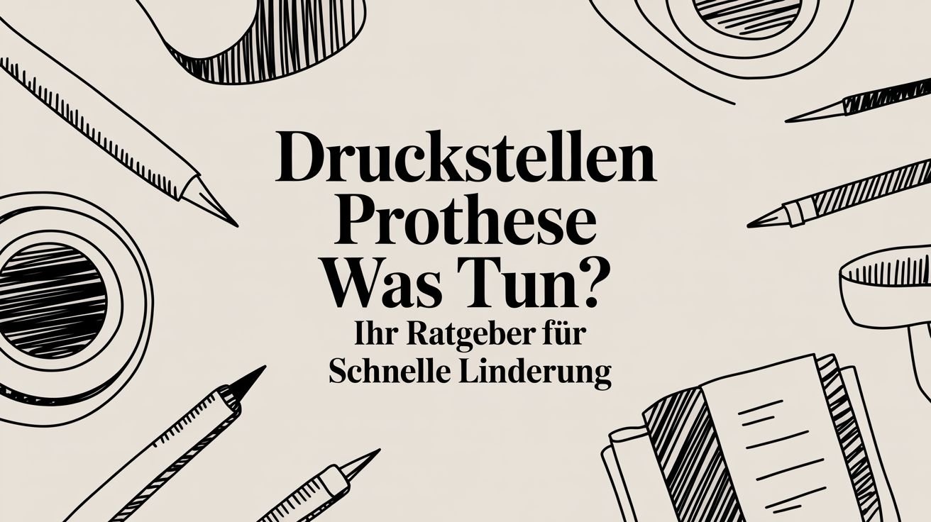 Druckstellen Prothese was tun? Ihr Ratgeber für schnelle Linderung