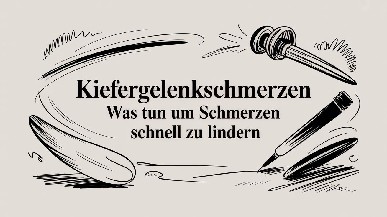 Kiefergelenkschmerzen was tun um Schmerzen schnell zu lindern
