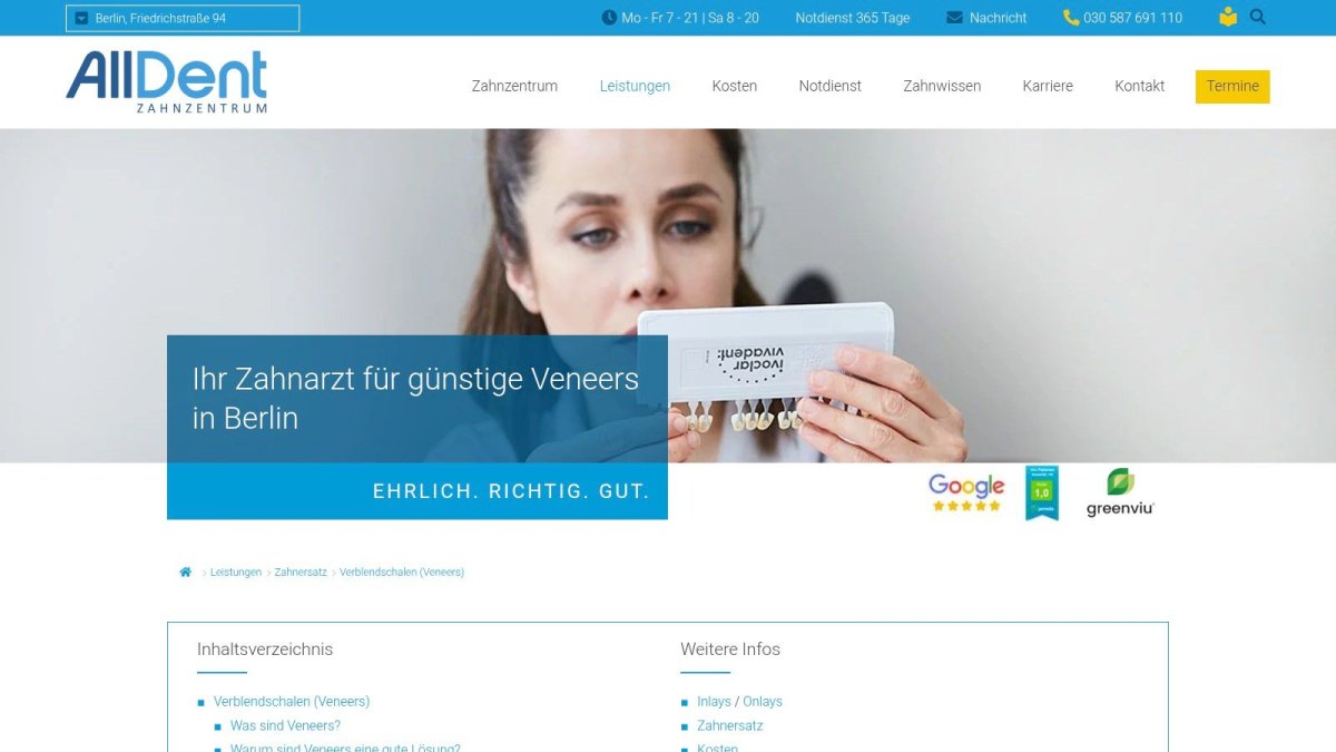 Informationsbild zum Thema Zahngesundheit - Zahnarztpraxis Dr. Christina Dickel