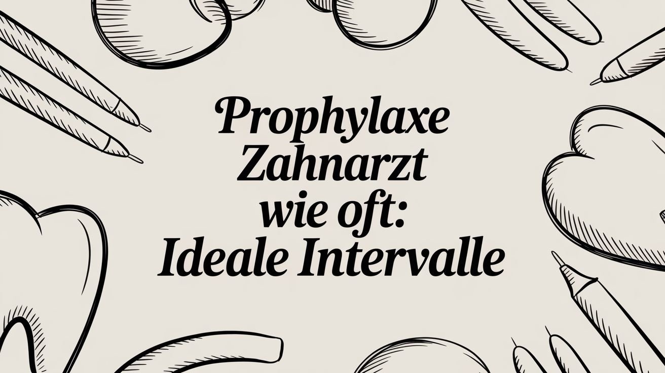 Prophylaxe Zahnarzt wie oft: ideale Intervalle