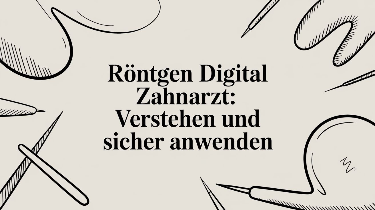 Röntgen digital Zahnarzt: Verstehen und sicher anwenden