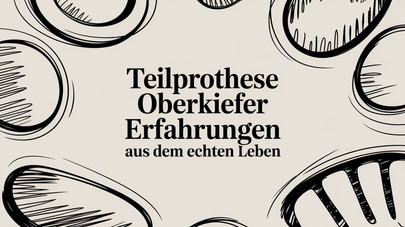Teilprothese Oberkiefer Erfahrungen aus dem echten Leben