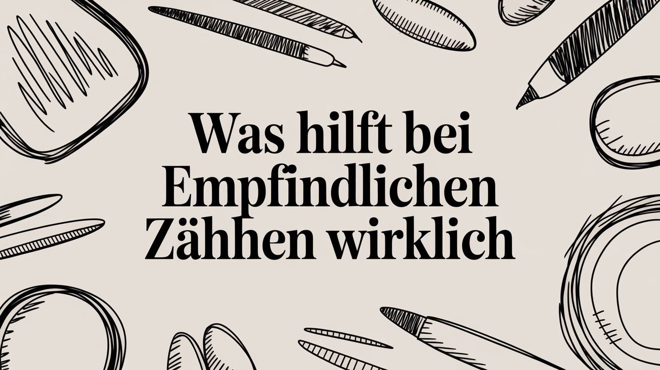 Was hilft bei empfindlichen Zähnen wirklich