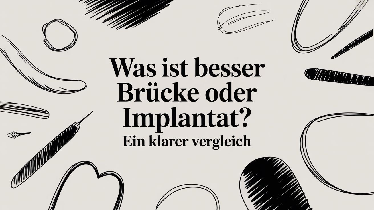 Was ist besser Brücke oder Implantat? Ein klarer Vergleich