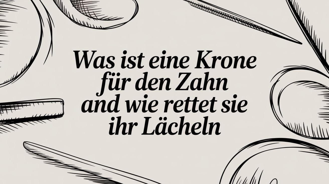 Was ist eine Krone für den Zahn und wie rettet sie Ihr Lächeln