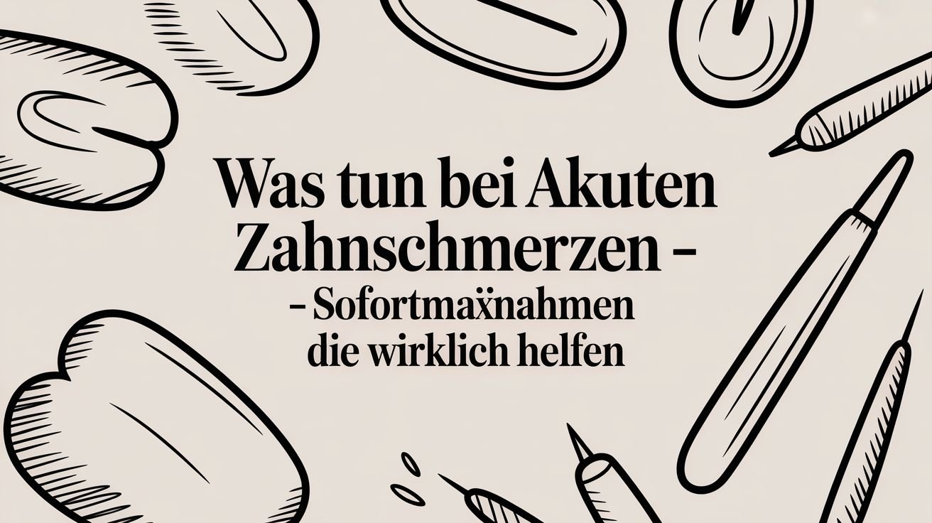 Was tun bei akuten Zahnschmerzen – Sofortmaßnahmen die wirklich helfen