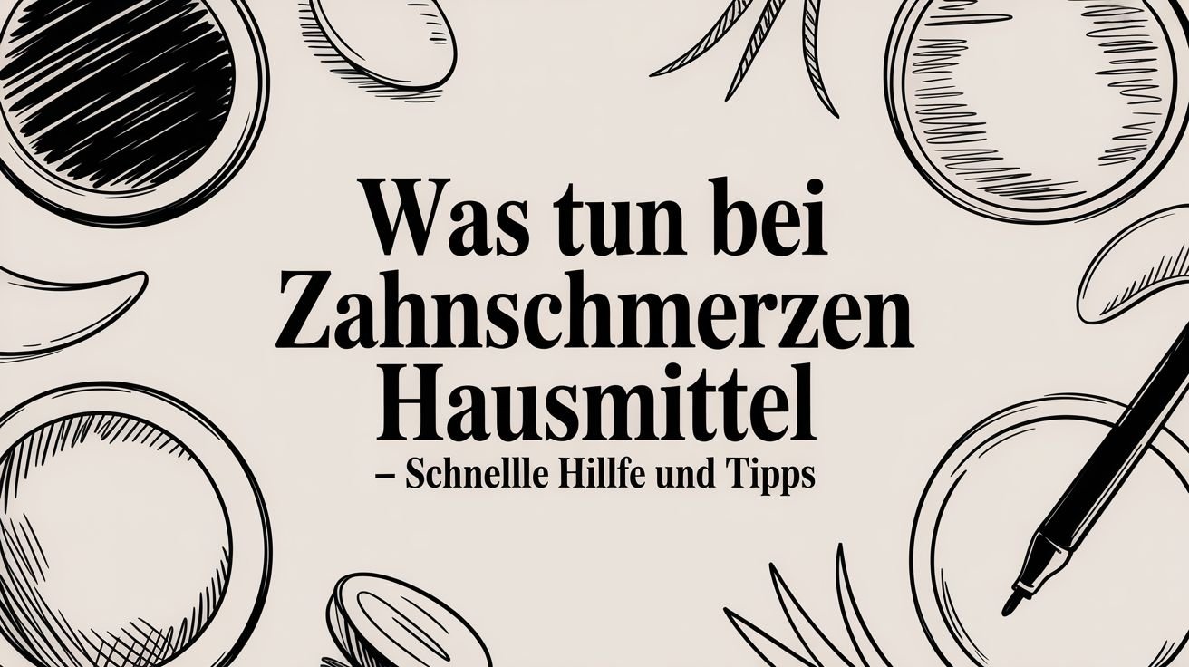 Was tun bei Zahnschmerzen Hausmittel – Schnelle Hilfe und Tipps