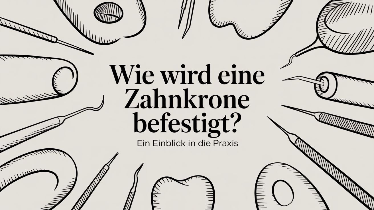Wie wird eine Zahnkrone befestigt? Ein Einblick in die Praxis