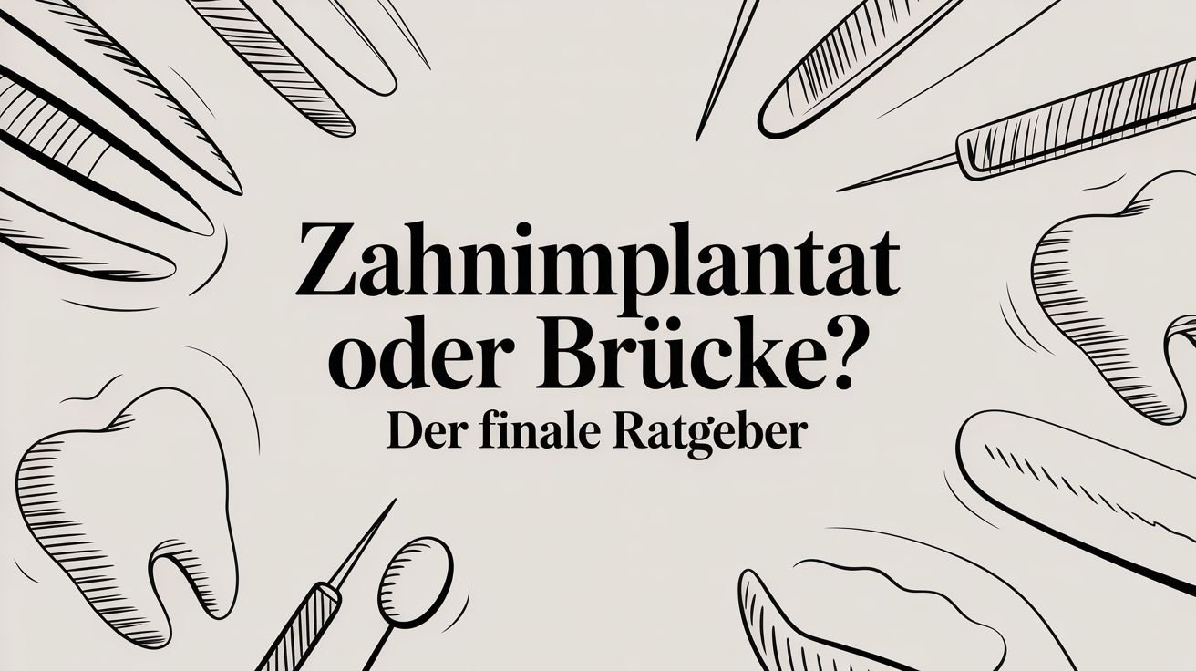 Zahnimplantat oder Brücke? Der finale Ratgeber