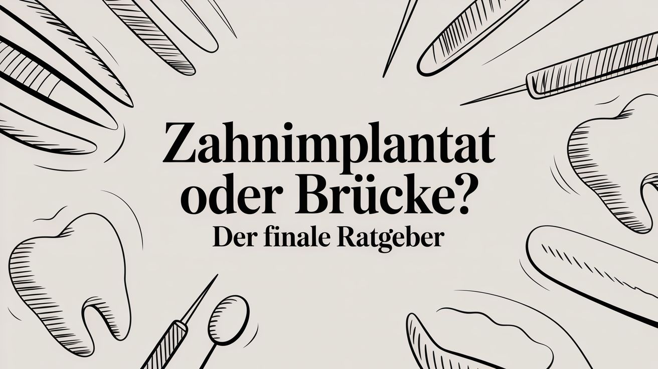 Zahnimplantat oder Brücke? Der finale Ratgeber