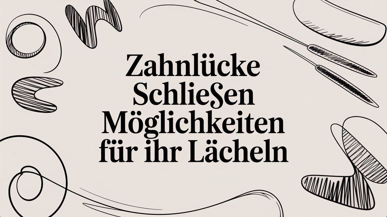 Zahnlücke schließen Möglichkeiten für Ihr Lächeln