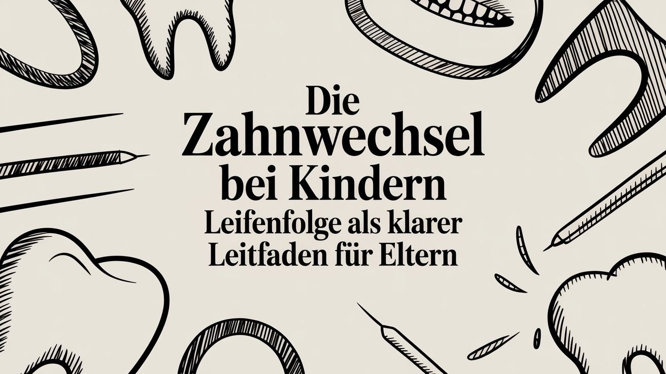 Die Zahnwechsel bei Kindern Reihenfolge als klarer Leitaden für Eltern