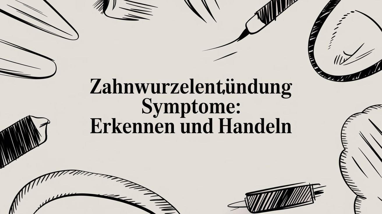 zahnwurzelentzündung symptome: erkennen und handeln