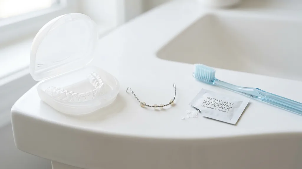 Retainer und Nachsorge-Zubehör nach der Aligner-Behandlung