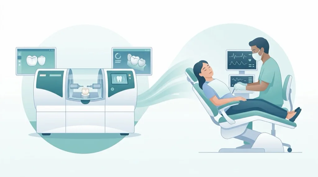 CEREC-Technologie kombiniert mit Sedierung: Weniger Sitzungen dank digitaler Fertigung