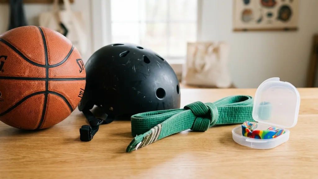 Sportmundschutz und Sportausrüstung für Kinder