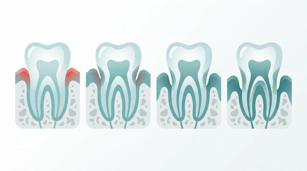 Vier Stadien der Parodontitis: Von leicht bis sehr schwer